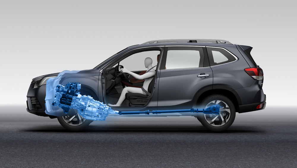 Subaru Forester 2022 Mécanisme de séparation du moteur