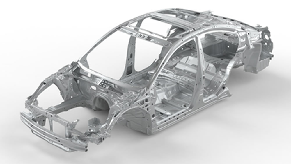 Subaru Legacy 2022 Châssis renforcé sophistiqué en forme d’arceau